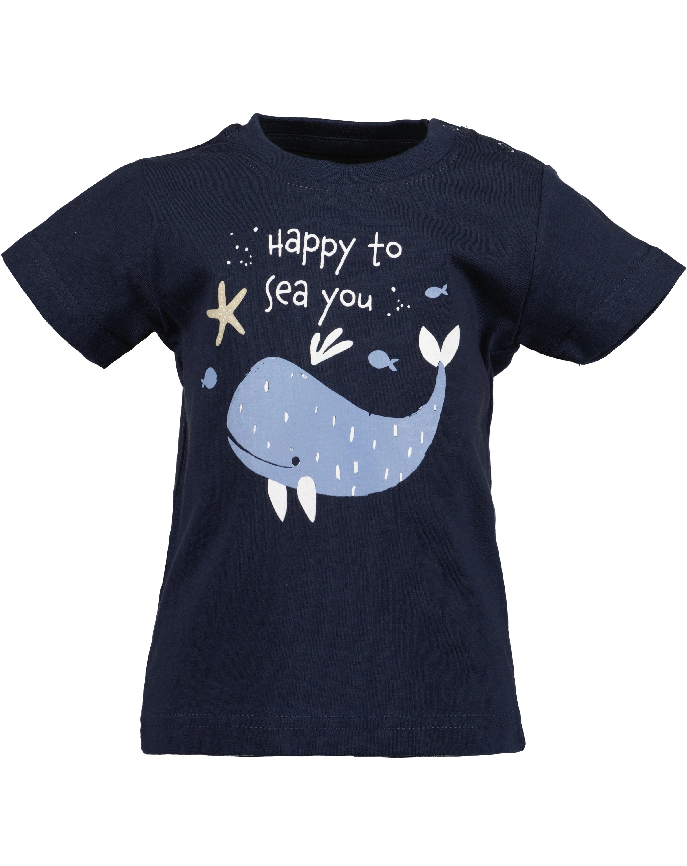 T-Shirt HAPPY TO SEA YOU in nachtblau