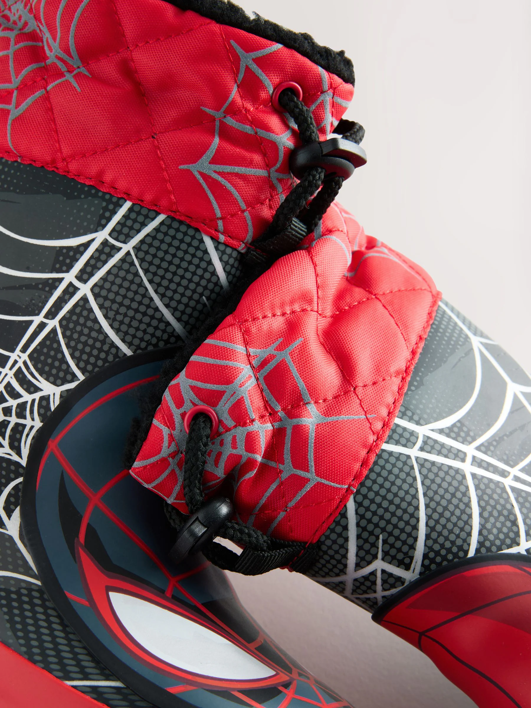 Zwart/Rood Spiderman - Thinsulate™ - Gevoerde thermoregenlaarzen met boord