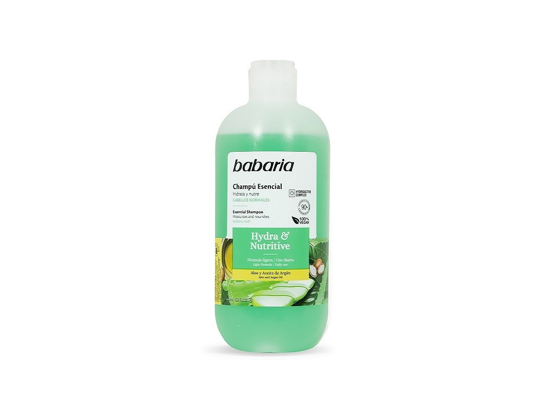 CHAMPÔ ESSENCIAL HYDRA & NUTRITIVO BABARIA 500 ML.