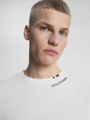Camiseta Piquet Slim Fit com Logo