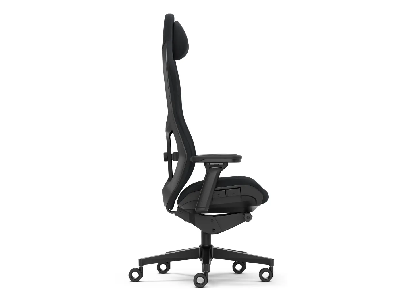 Fractal Design Refine - Spillestol - ergonomisk - lænestol - armstøtter - T-formet - vippe - glass fiber reinforced polyproylene/polyamide