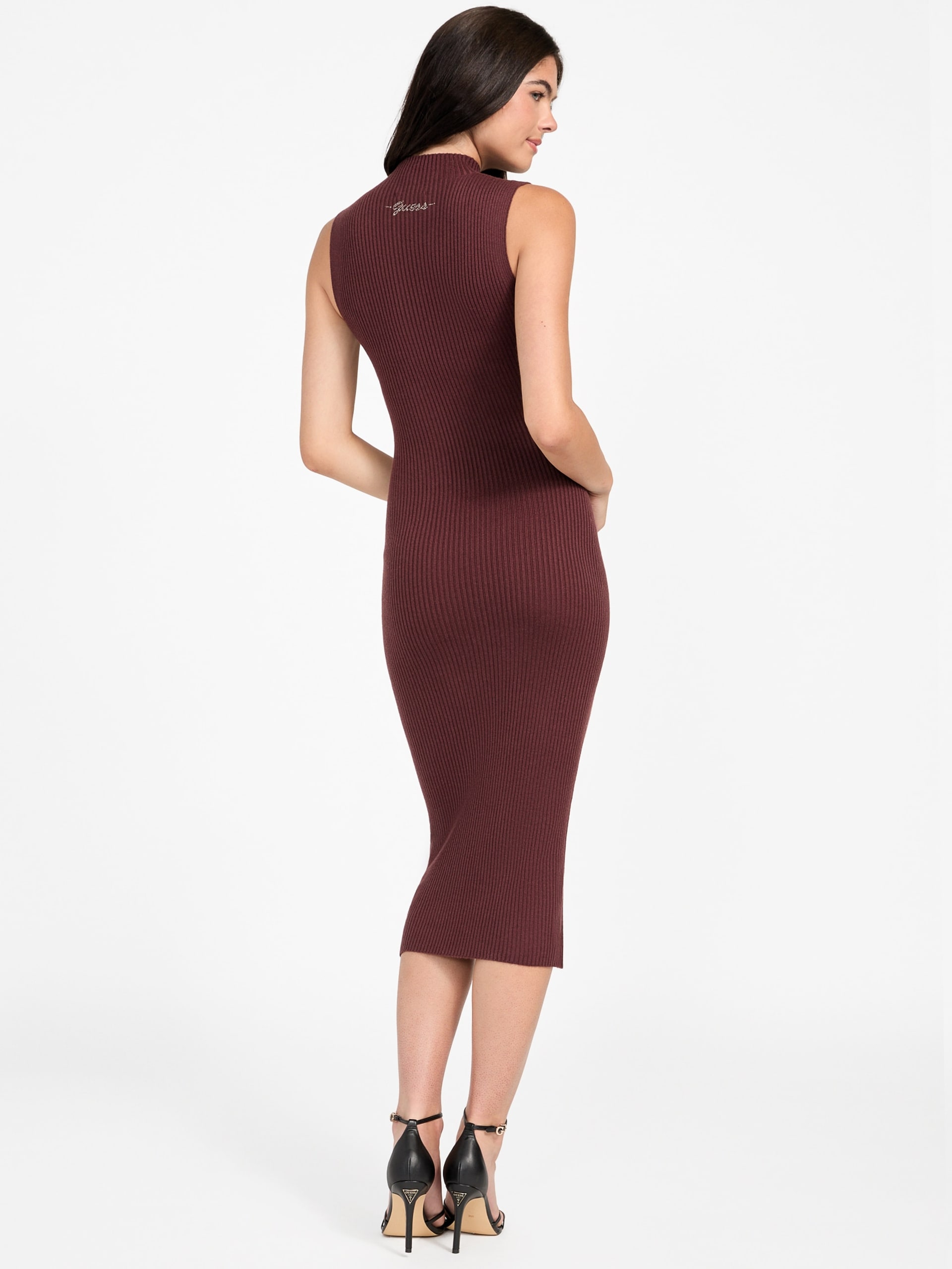 Vestido de malha Eco Julia em mistura de cashmere