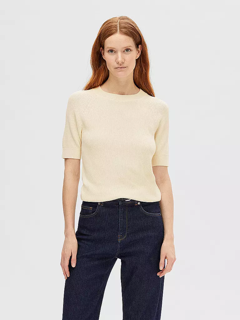 SELECTED FEMME Pullover SLFELINNA creme