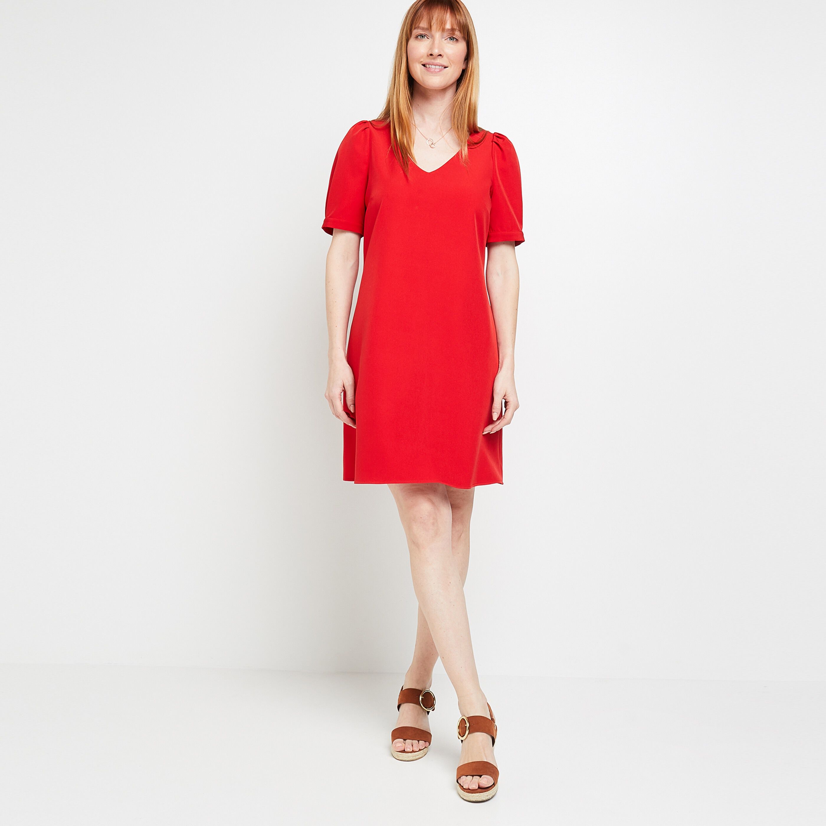 Robe habillée femme - ROUGE