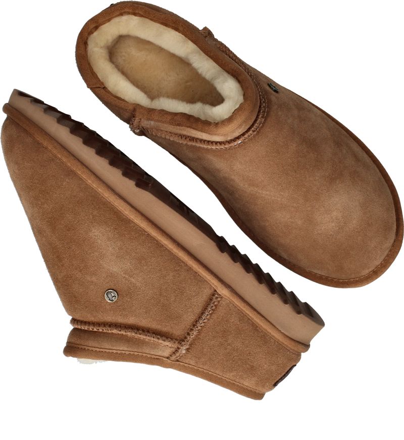 Warmbat Conner Pantoffels Cognac Heren