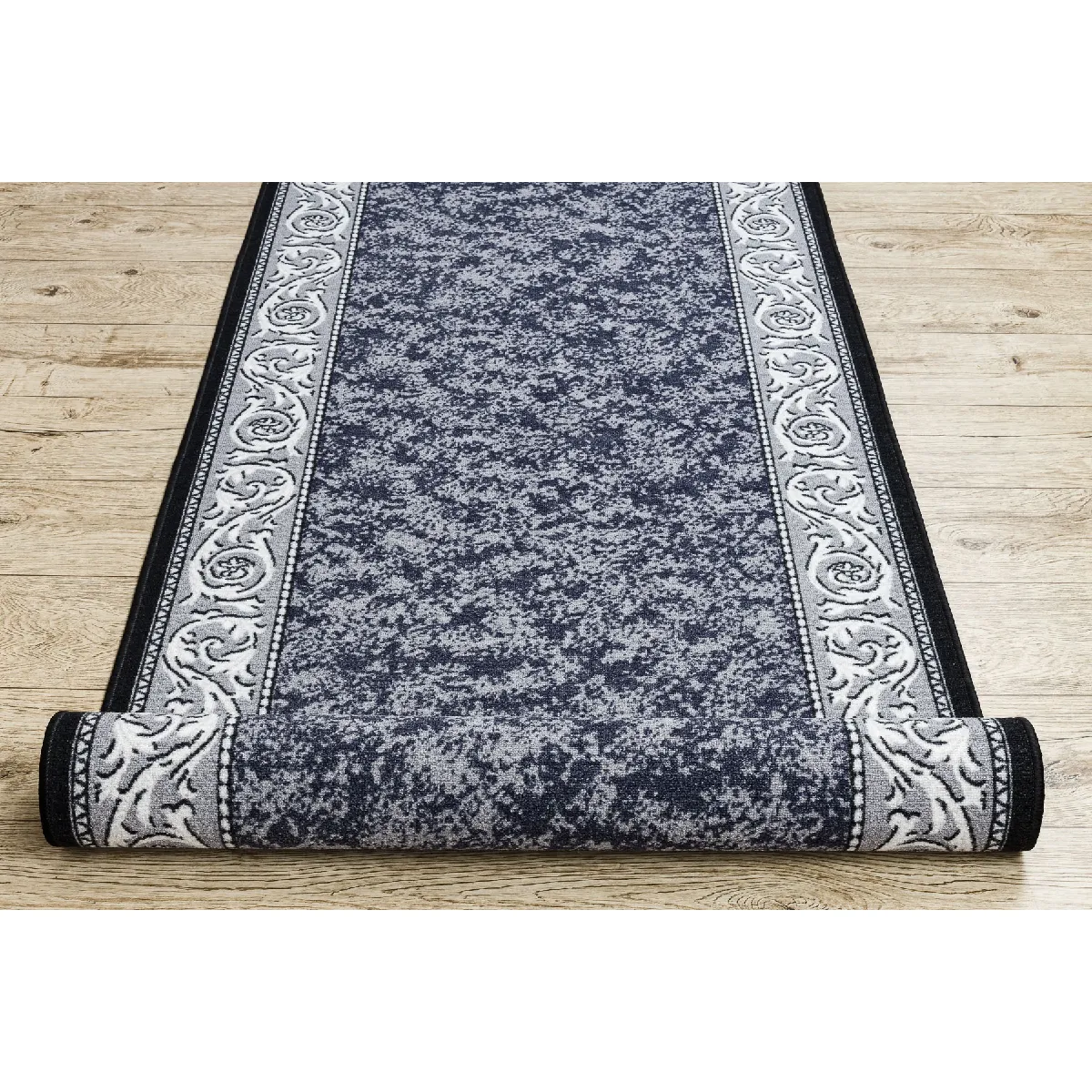 RUGSX Romantic Tapis de couloir - Gris - 100x700 cm