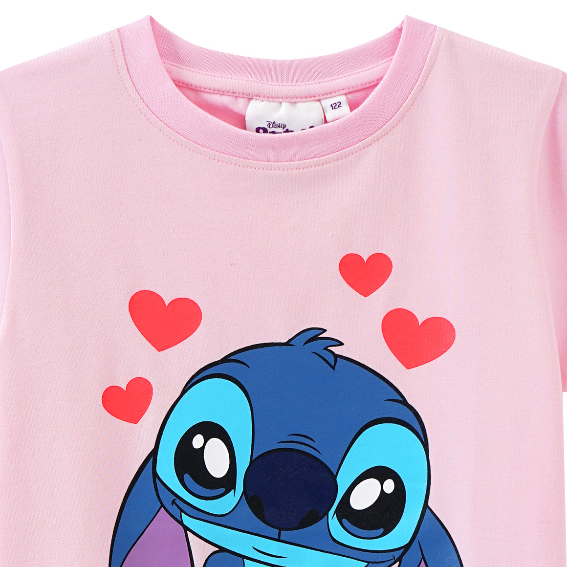 Topolino Disney Stitch T-Shirt mit Bio-Baumwolle rosa