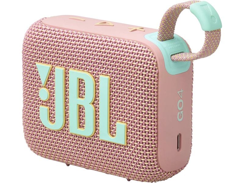 JBL Go 4 Pink Ultra-kompakter Bluetooth-Lautsprecher