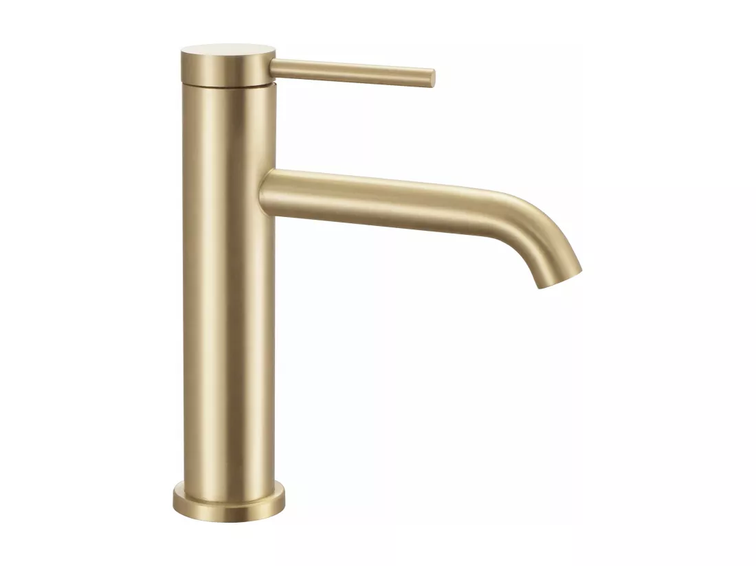 Robinet De Lavabo Rea Js-B311Bg Clif Low Brush Gold