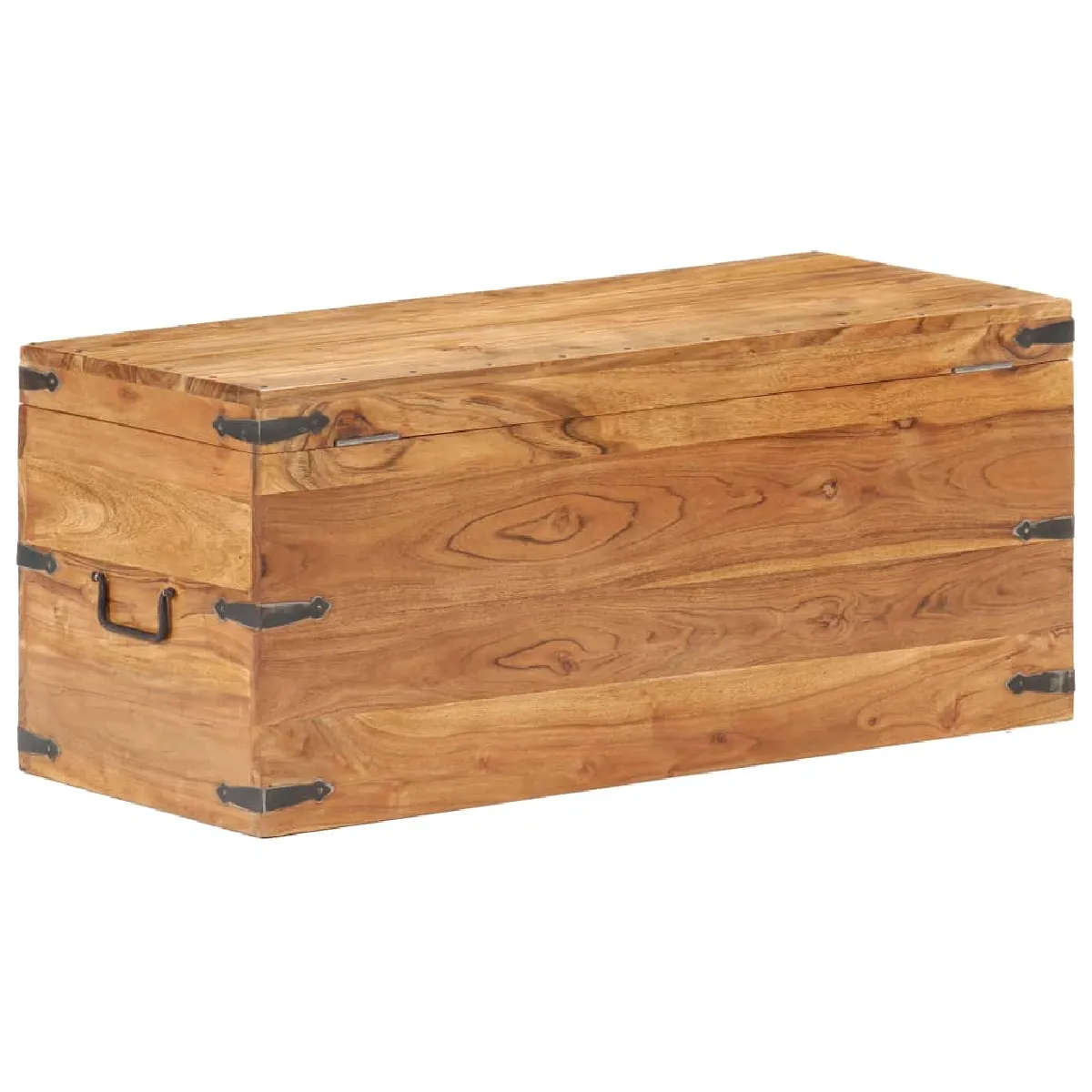 vidaXL Coffre Acacia Massif Naturel