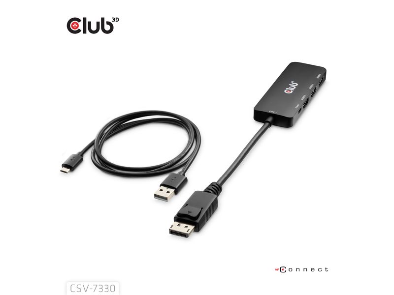 Club 3D Adapter CSV-7330 DisplayPort - HDMI CLUB3D CSV-7330 Schnittstellen-Hub DisplayPort