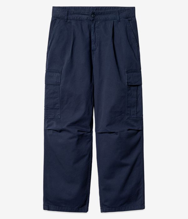 Carhartt WIP Cole Cargo Pant Organic Moraga Hose (air force blue garment dyed)