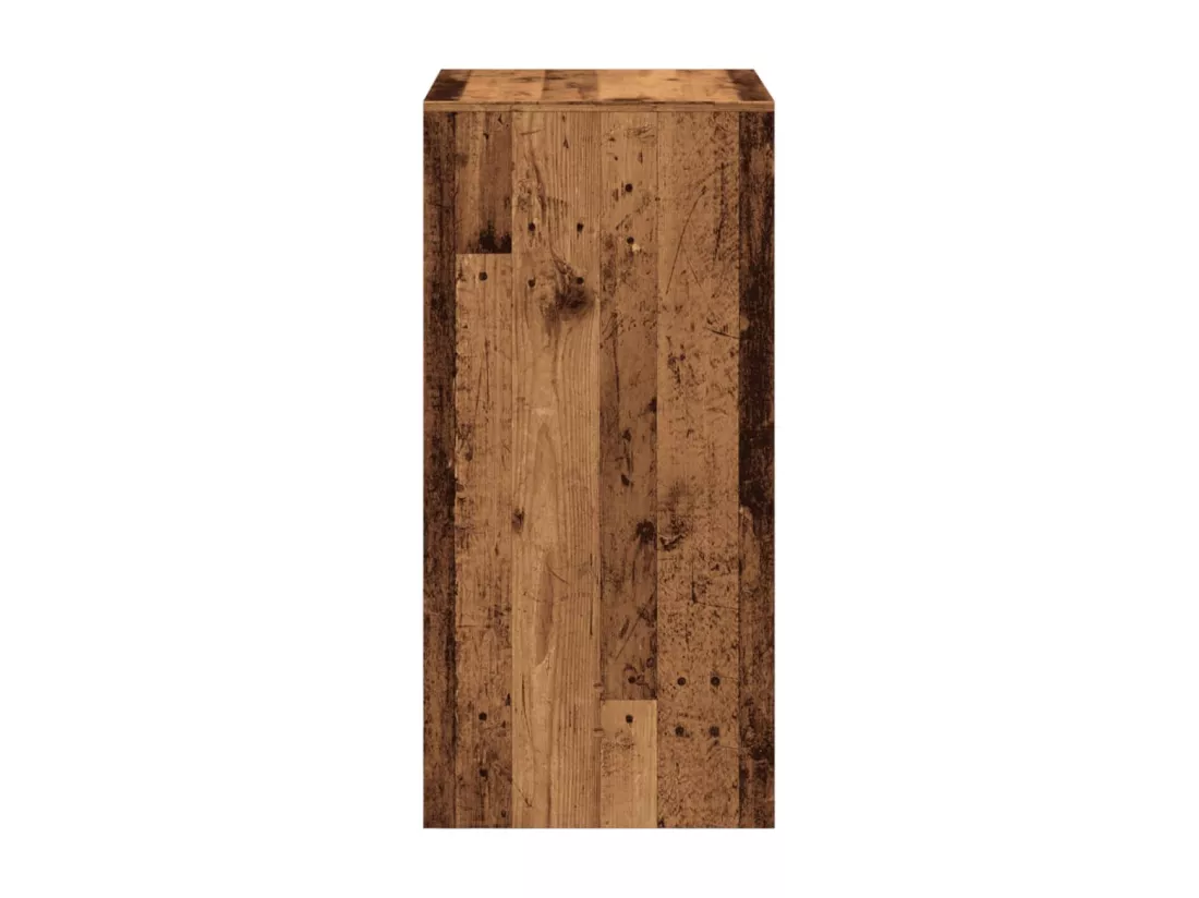 Table de bar vieux bois 51x50x103,5 cm bois d'ingénierie