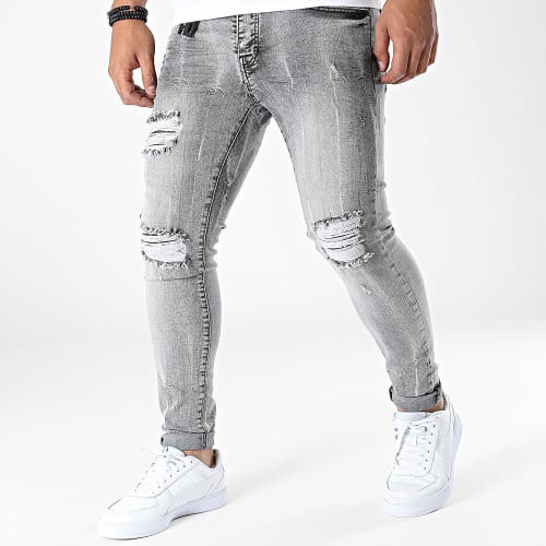 Jean Skinny DHZ-3762 Gris Chiné
