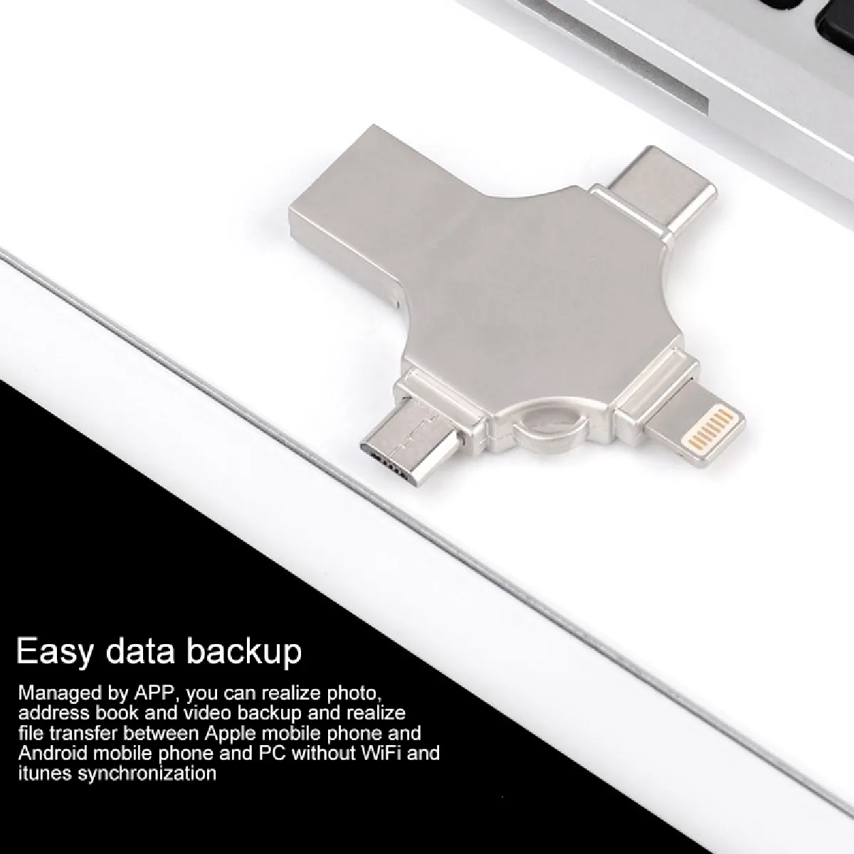Wewoo Clé USB Croix 128 Go