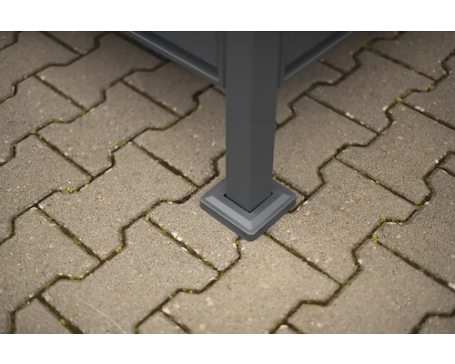 WESTMANN Planum opbergbox met 3 bakken, 250 x 90 x 120 cm, antraciet
