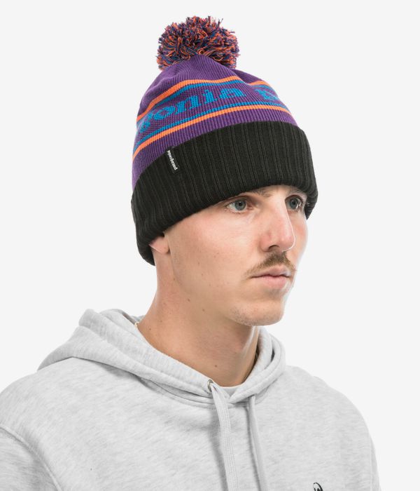 Patagonia Powder Town Mütze (park stripe purple)