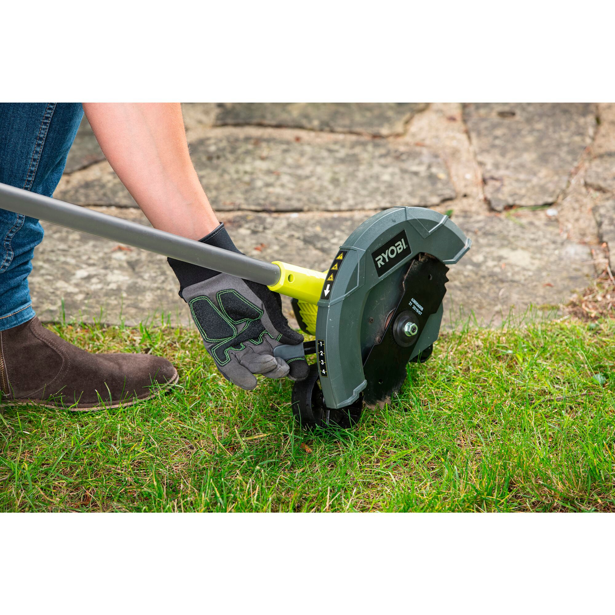 Ryobi Rasentrimmer ONE+ Akku-Kantenschneider RY18EGA-0, 18Volt