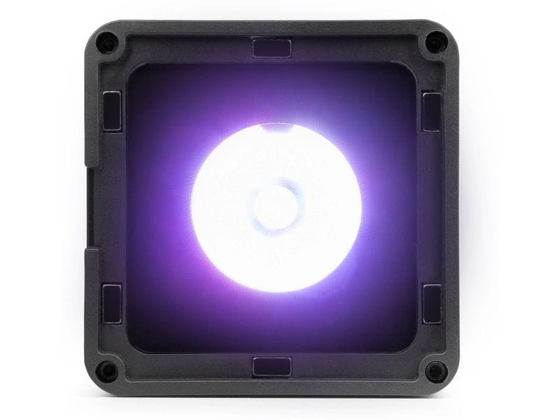 BeamZ Pro Scheinwerfer KUBE20BK Kompakter Scheinwerfer mit wiederaufladbarem Akku