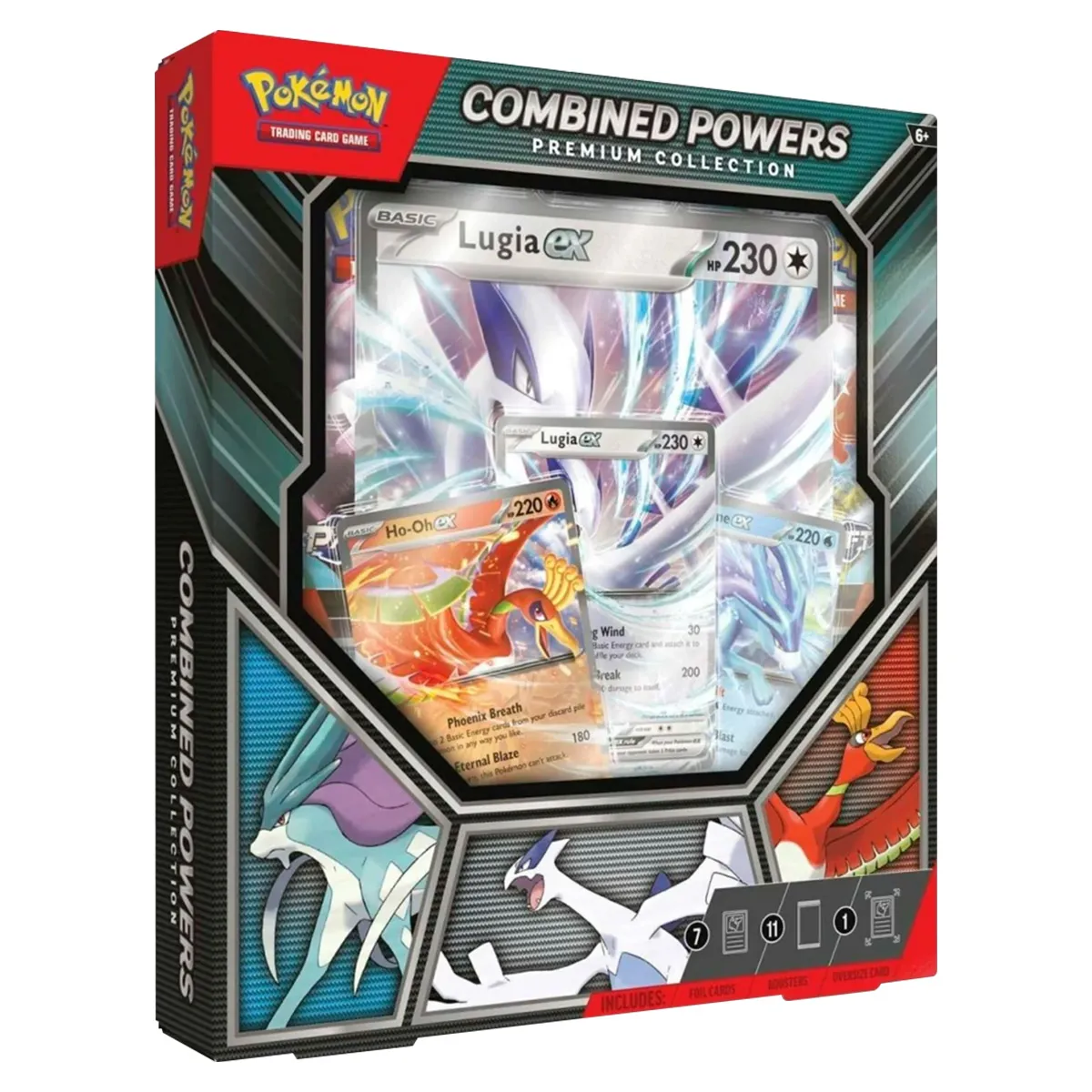 Pokémon Jeu de Cartes Ho-Oh-ex/Lugia-ex/Suicine-ex