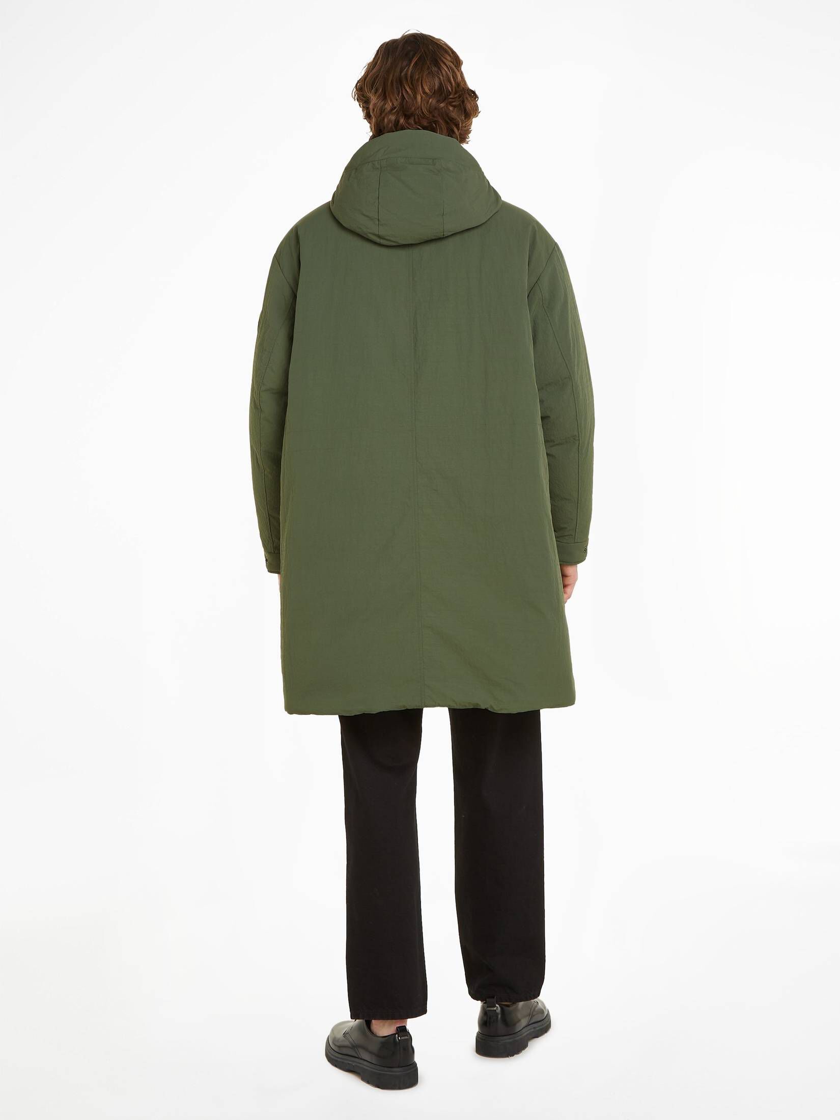 CALVIN KLEIN| Herren Daunenjacke mit Kapuze