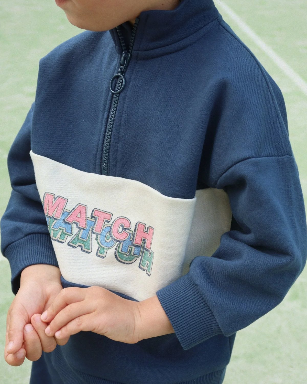 Genser med Halv Glidelås – Øko Bomull | Lou Half Zip Sweat OCS