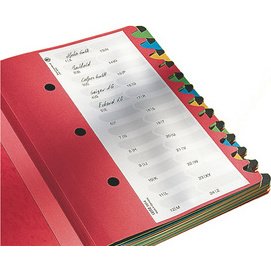 Trieur Deskorganizer Color, format A4, 1- 12, noir