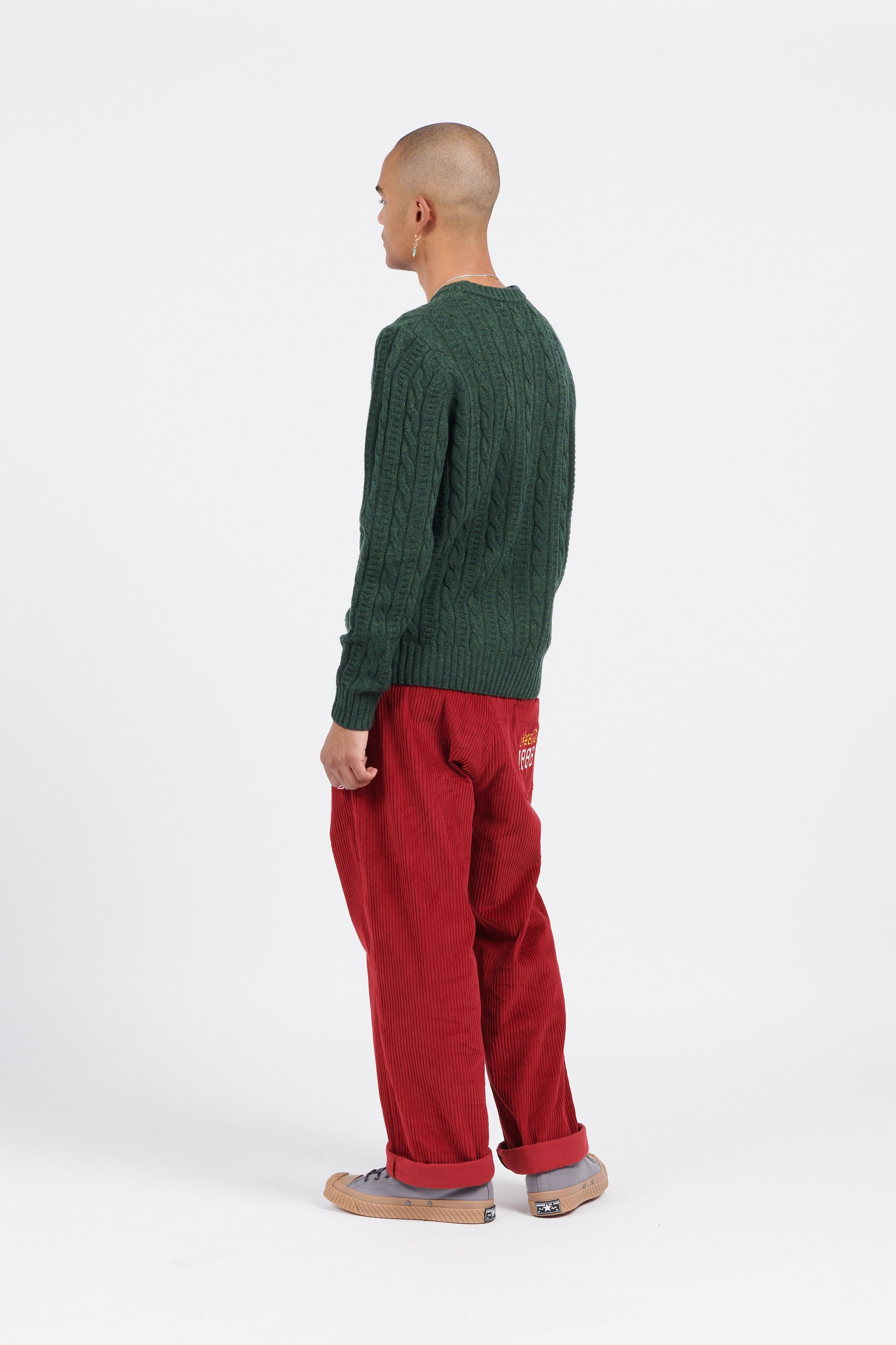 FARAH pull PULL F4GFD002 TASSOTTI CABLE Vert