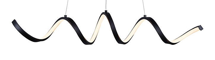 Suspension LED intégrée Mabern 29W 1550lumens l. 94 x P. 16,5 x H. 100 cm