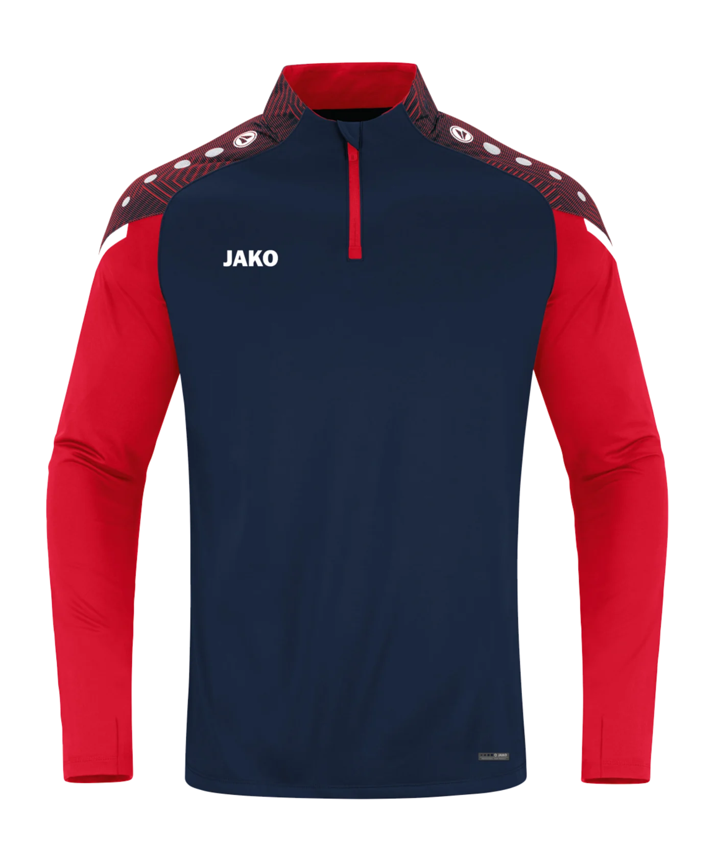 JAKO Performance Ziptop Blau Rot F909