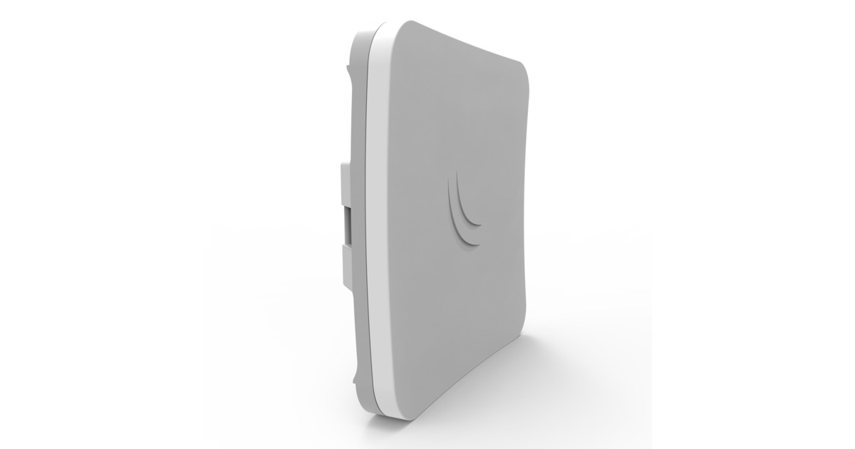 MikroTikSXTsq Lite5 (RBSXTSQ5ND) access point  (Wit/grijs, Qualcomm AR9344 CPU, PoE, WiFi 4)