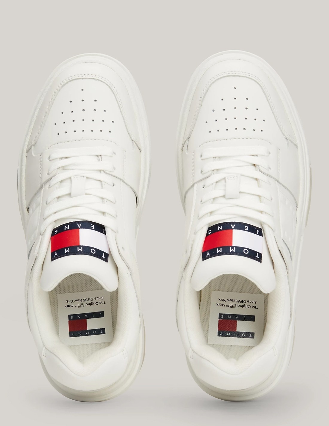 tommy hilfiger Baskets de ville Femme The Brooklyn Cuir Blanc