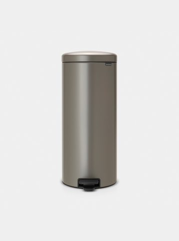 NewIcon Pedaalemmer, 30 liter, kunststof binnenemmer - Platinum