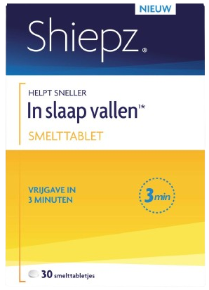 Shiepz In slaap vallen 30 Smelttabletten