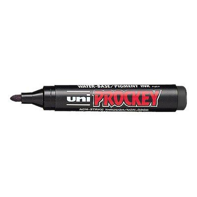 UNI PROCKEY PM - Marqueur permanent - pointe ogive - noir