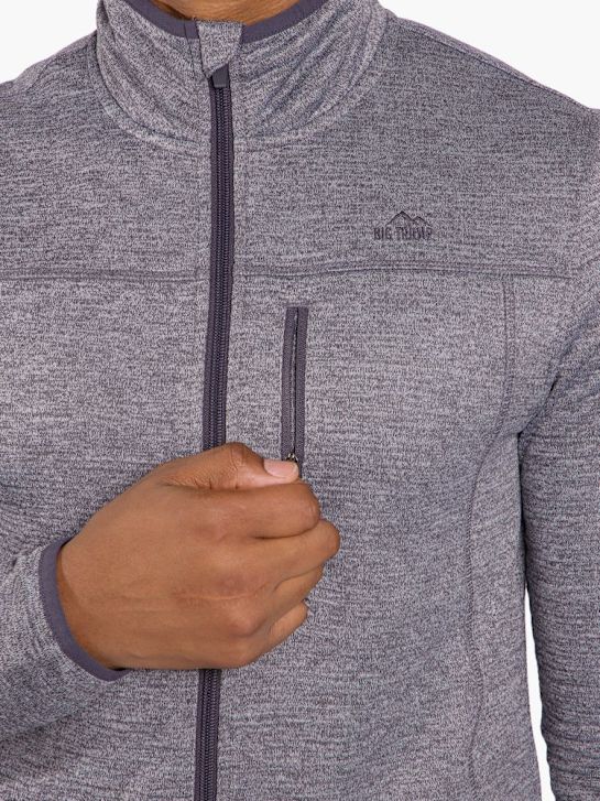 Big Tramp Fleecejacke Grau