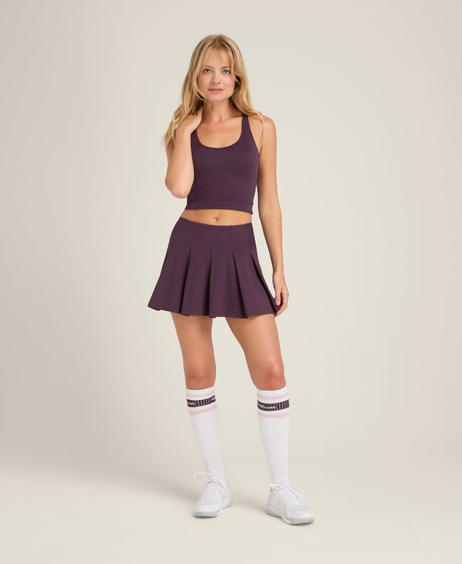 Classic Pleated Mini Skirt