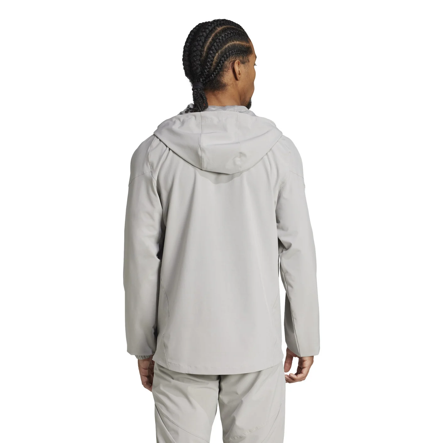 adidas Real Madrid Vis Tech Trainingspak Full-Zip 2024-2025 Grijs