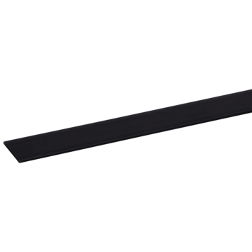 Afdekprofiel kunststof 2x30 mm lengte 260 cm zwart