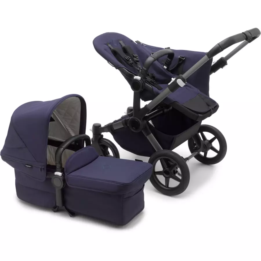bugaboo Kombikinderwagen Donkey 5 Classic Mono Complete GraphiteDark Navy