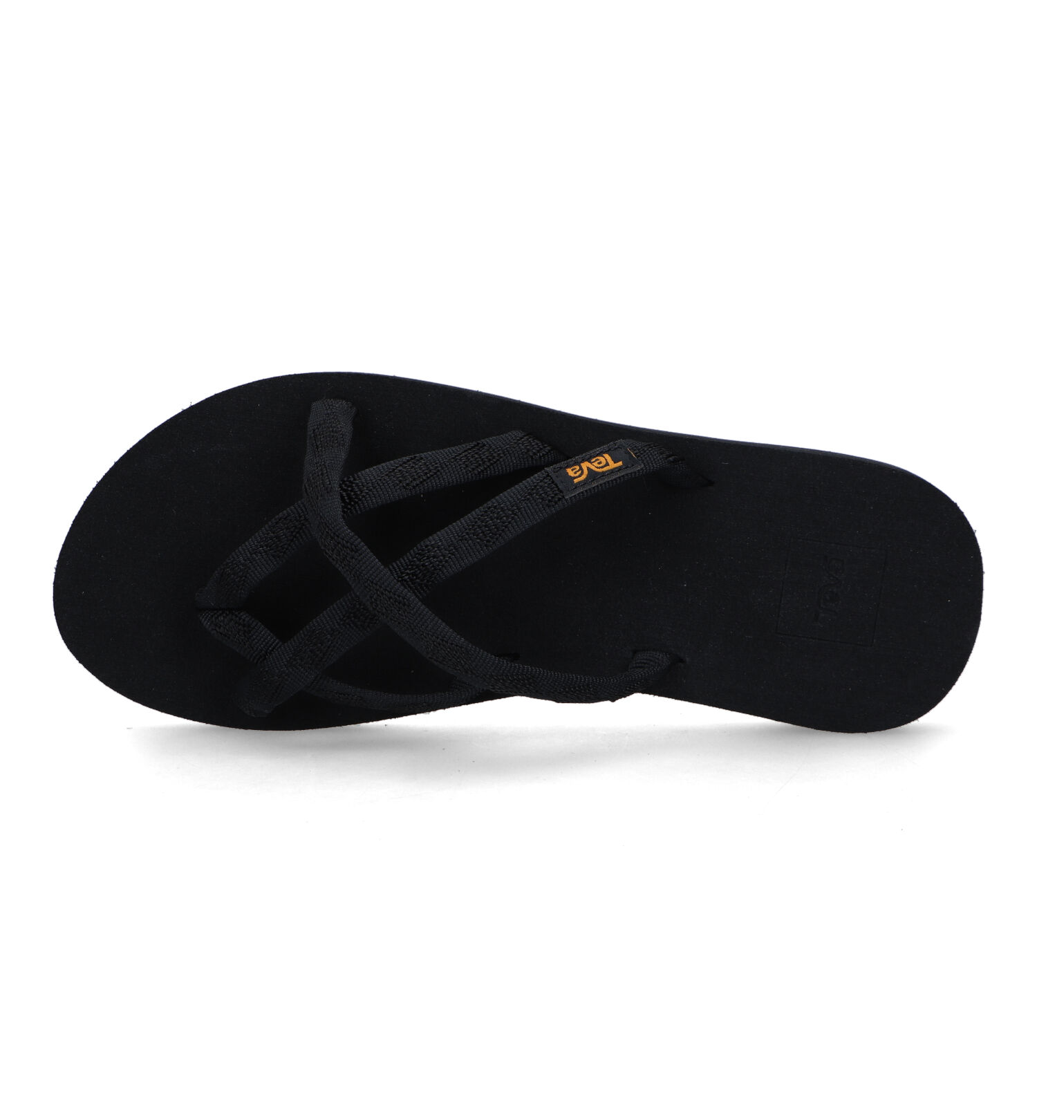 Teenslippers zwart