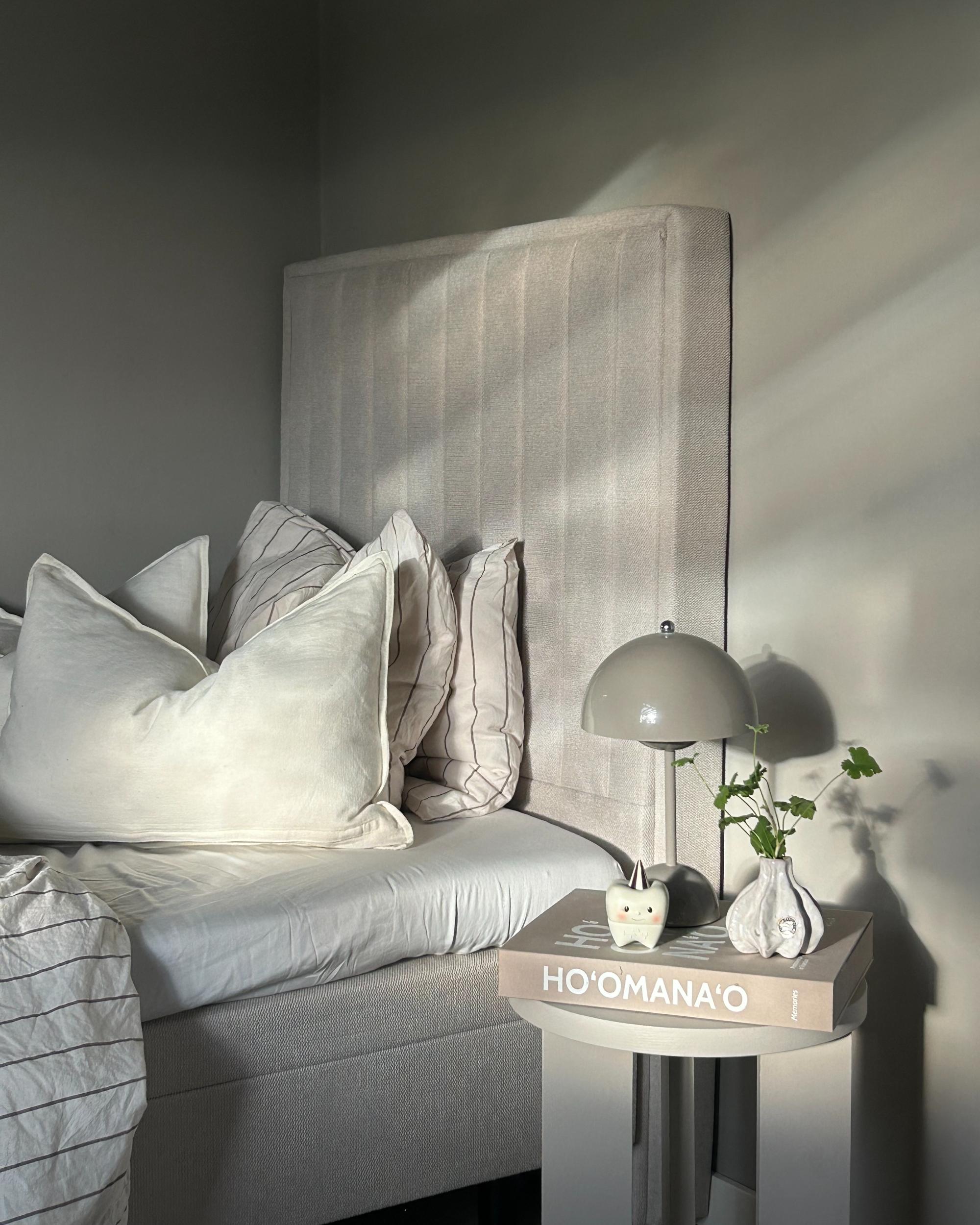 Verstelbaar bed Stof CASTELLAN 90 x 200 cm Lichtbeige