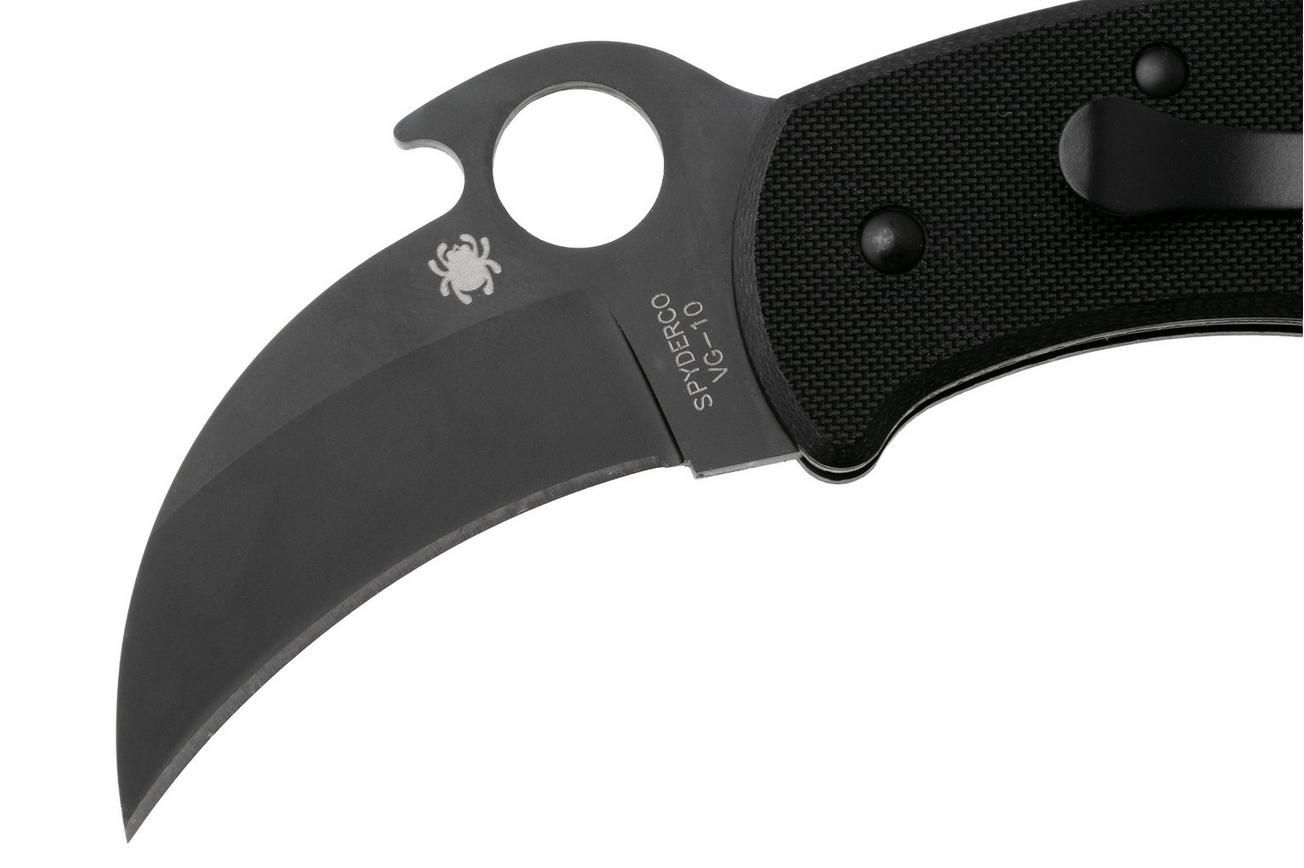 Spyderco Karahawk Black C170GBBK karambit zakmes