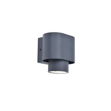 Lutec buitenlamp Cypres 2-lichts antraciet