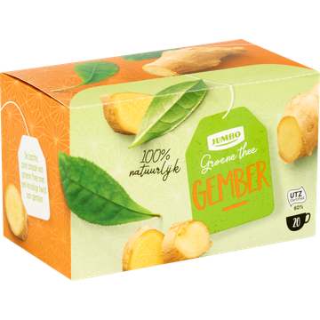 Jumbo Groene Thee Gember 20 Stuks 34 g
