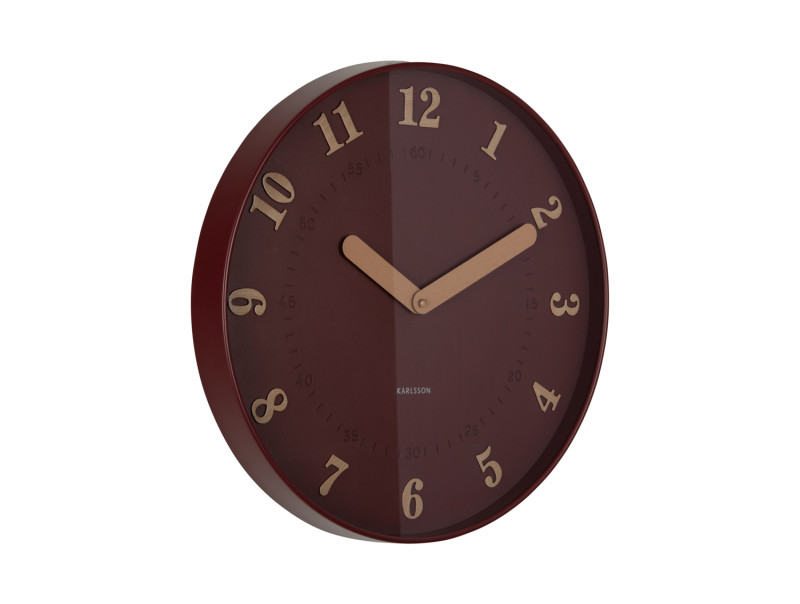 Wall Clock Amena KA6083BK Black
