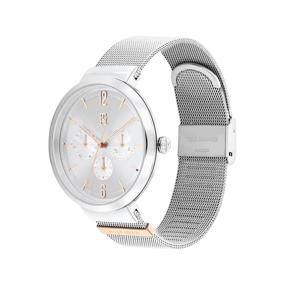 Montre TOMMY HILFIGER Lidia  femme bracelet acier gris
