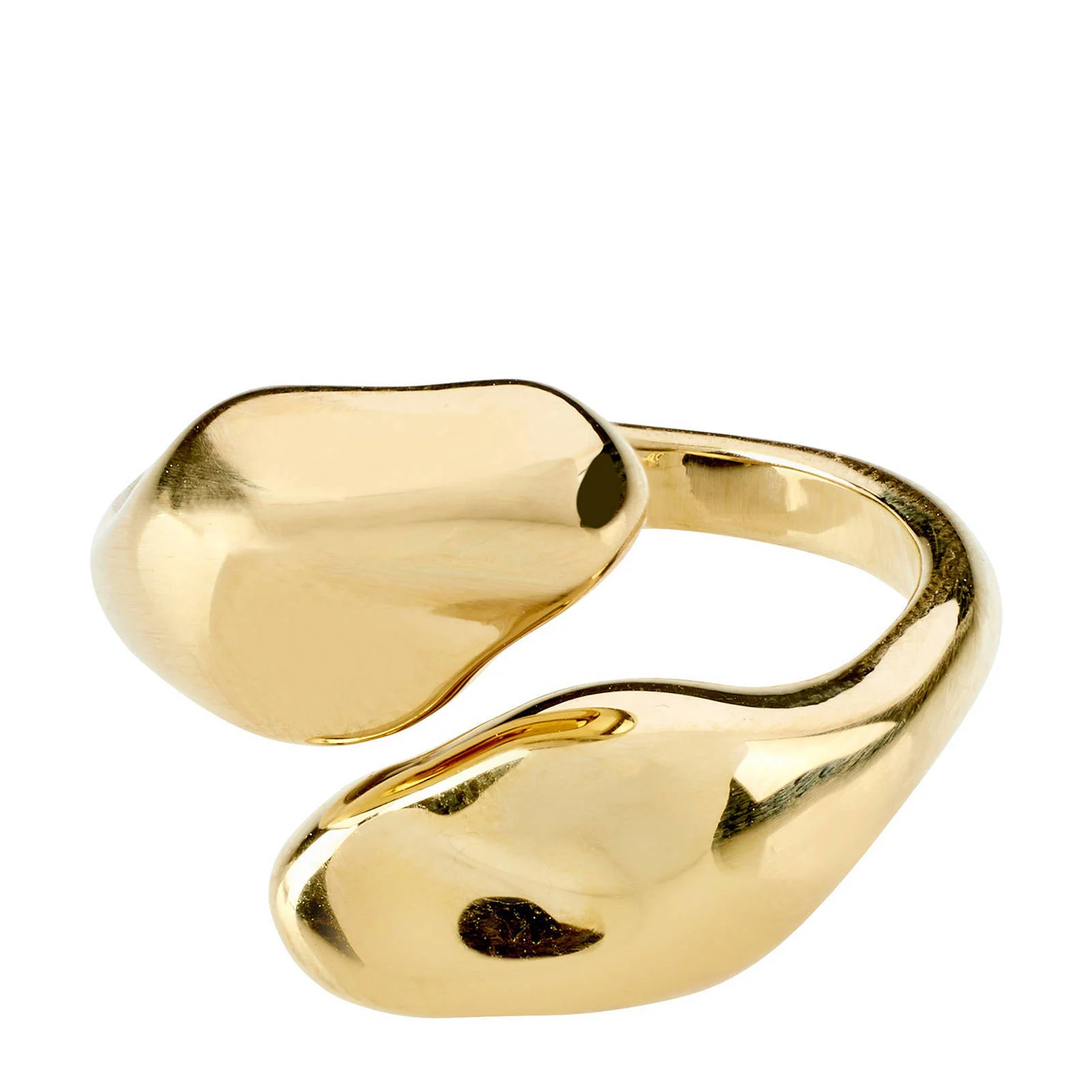 PILGRIM gold plated ring Chantal