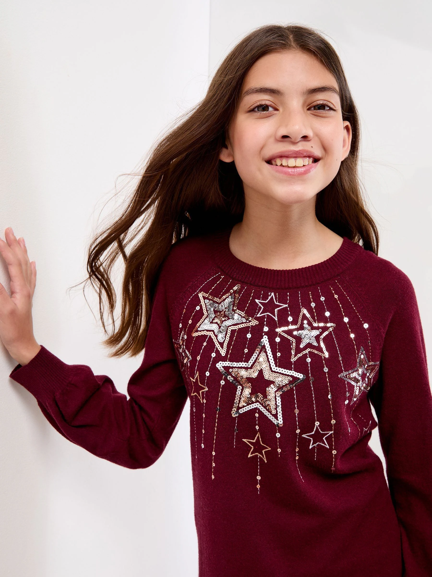 Lipsy Kerstmis Jurk met Ronde hals (5-16jr)