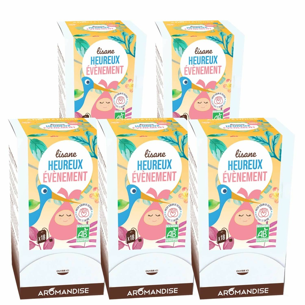 Tisane bio grossesse heureux evènement 90 sachets